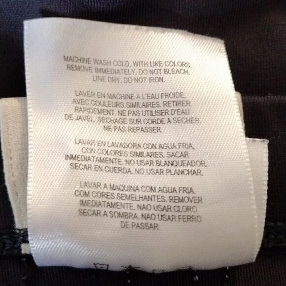 VTG Y2K Adidas Black High Rise Straight Leg Workout Leggings Pants XL - Picture 14 of 14